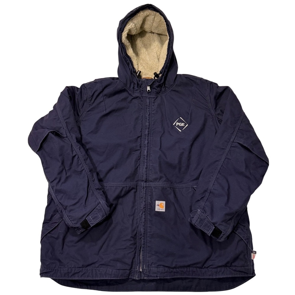 Carhartt Men's Flame-Resistant Full‎ Swing Quick Duck Sherpa-Lined Jacket - 2XL